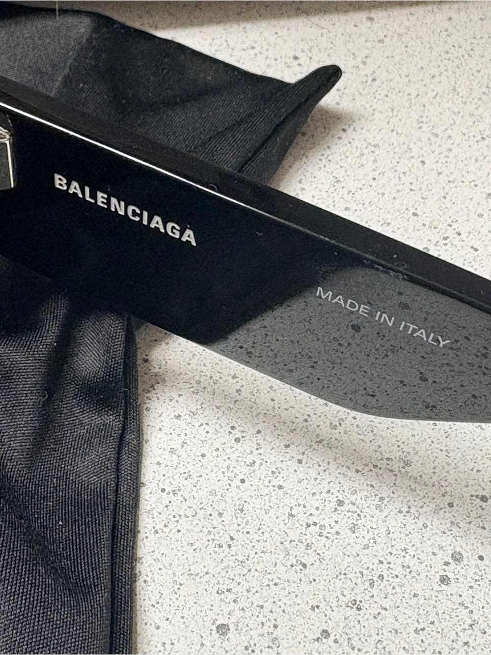 Balenciaga Black Cat-Eye Sunglasses